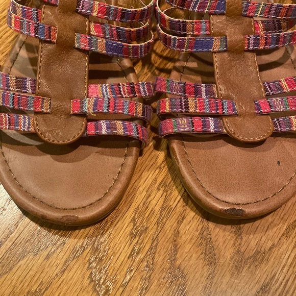 Madden Girl color striped sandals - Picture 4 of 5